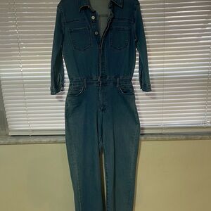 Bebe Denim Jumpsuit
